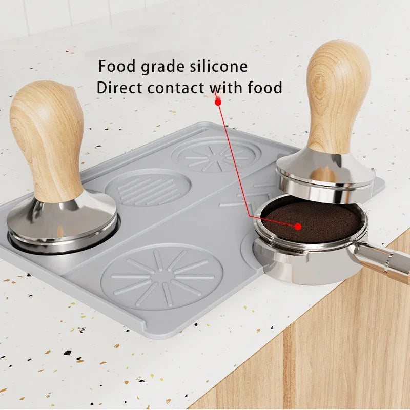 Espresso Tamping Mat Distributor Station Portafilter Silicone Pad  Espresso Maker Cafe Bar  Accessories Coffeeware Barista Tools