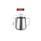 Stainless Steel Scale Lahua Cup 350/600/1000ml Milk Jugs Milk Craft Milk Pitcher Coffee Latte Frothing Art Jug Pitcher Mug Cup