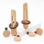 Wooden Ring Unlocking Game | Magic Ring Kongming Lock Puzzle Toy