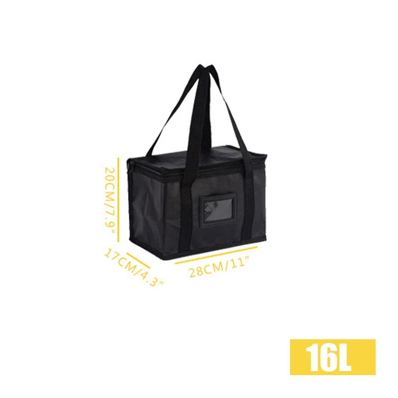 70L Insulated Thermal Cooler Bag Insulation To Keep Cold Large Capacity Portable Lunch Bag Zip Picnic Camping Tin Foil Food Bag