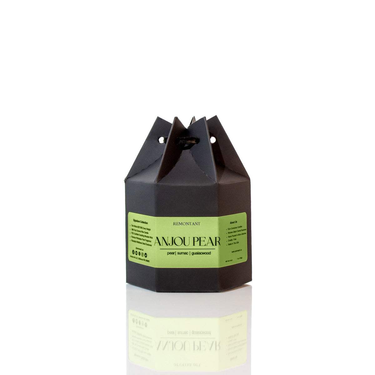 Anjou Pear Candle | Pear ~ Sumac ~ Guaiacwood | Wood Wick Candle — product photo 5