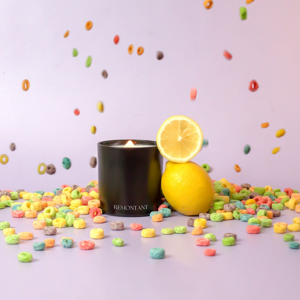 Cereal Muse Candle | Citrus ~ Berries ~ Almond | Wood Wick Candle — product photo 2
