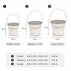 White Farmhouse Bucket Planter