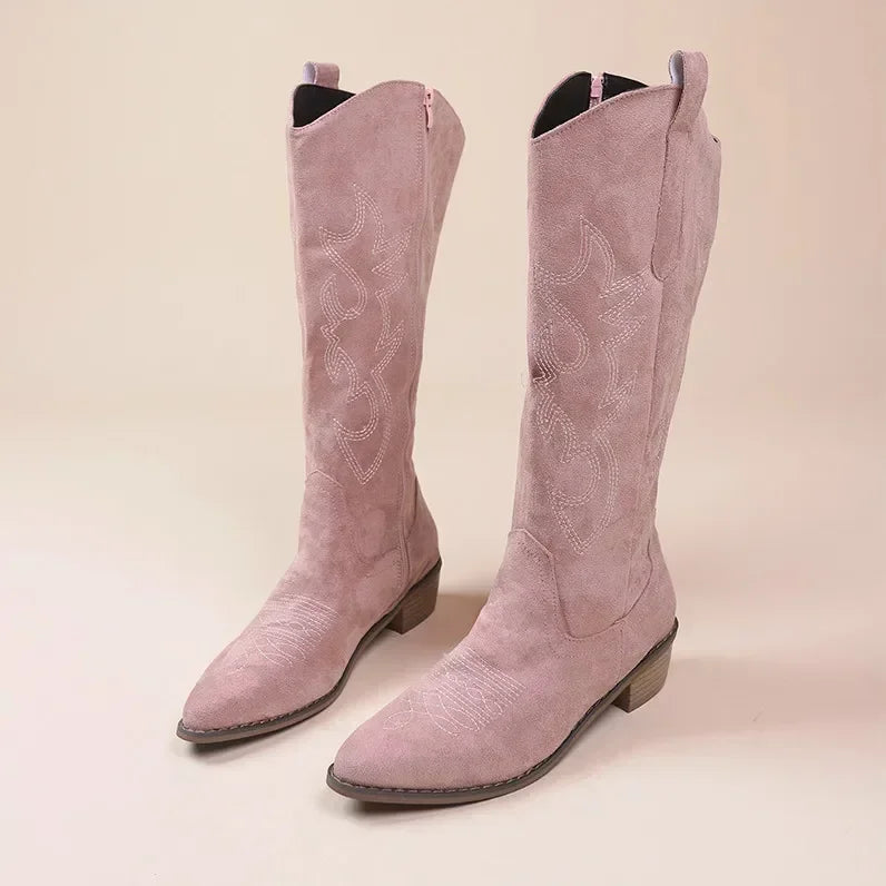 Women's Knee-High Western Cowboy Boots