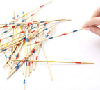 Classic Wooden Pick-Up Sticks Game – 31-Piece Kids Learning Toy & Family Party Game