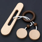 Wooden Ring Unlocking Game | Magic Ring Kongming Lock Puzzle Toy