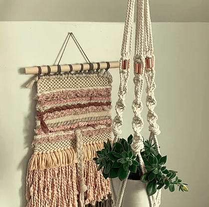 Handmade Macramé Plant Hanger — product image