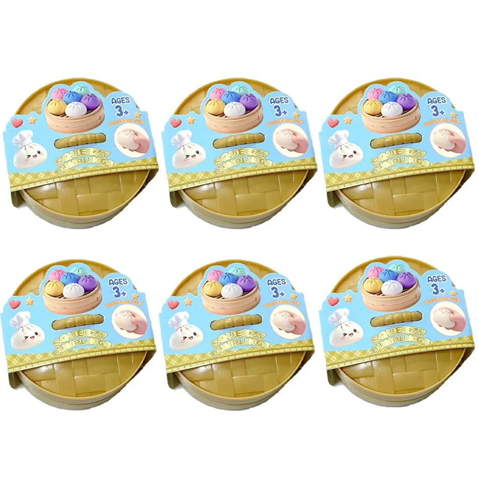 Glitter Dumpling Squishy Toy Sensory Stress Relief Fidget