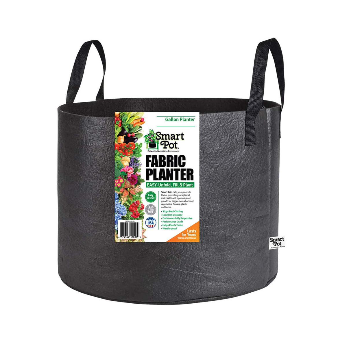 Smart Pot Fabric Grow Bag – Breathable Root-Pruning Planter