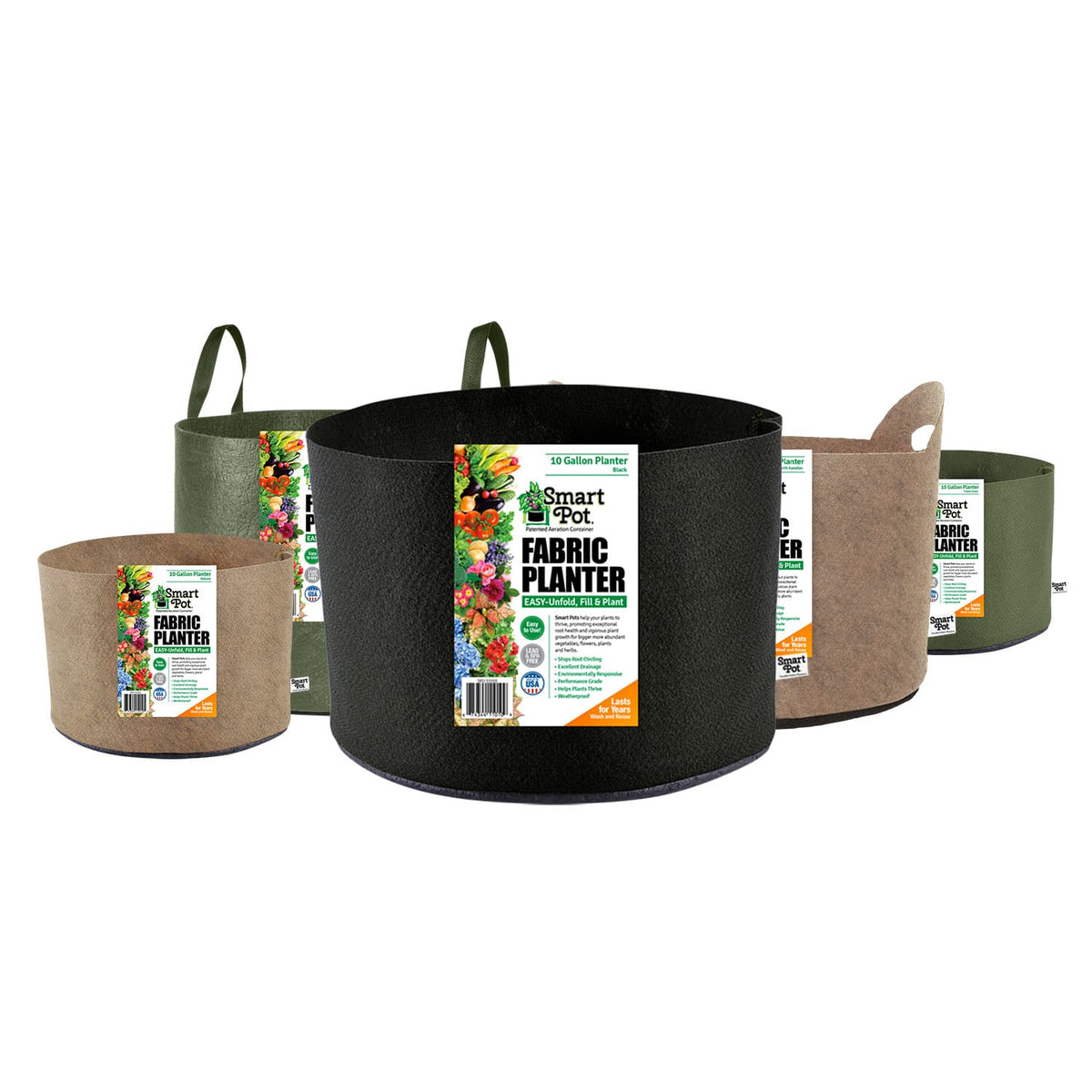 Smart Pot Fabric Grow Bag – Breathable Root-Pruning Planter