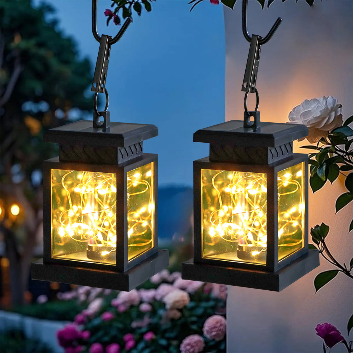 Set of 2 Solar Lantern Lights — product image