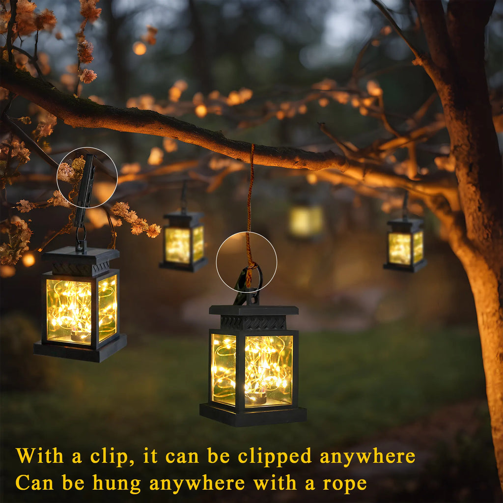 Set of 2 Solar Lantern Lights