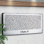Psalm 91: 'Whoever Dwells in the Shelter of the Most High' Sign - Inspirational Christian Wall Art , Religious Decor