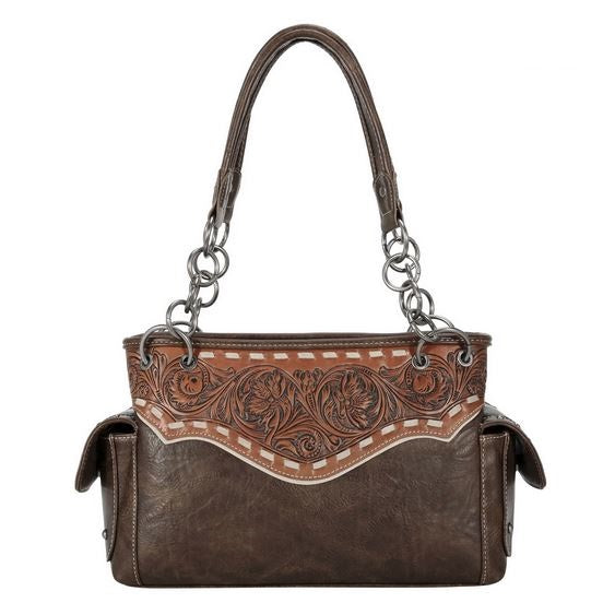 Western Elegance Tooled Leather Purse — product image