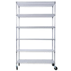 6 Tier Heavy Duty Metal Shelf Wire Shelving Unit