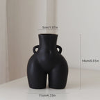 Home Ceramic Decoration Crafts Ornaments Simulation Body Art Dried Flower Vase