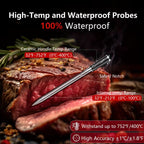 Wireless Meat Thermometer with Dual Probes and App Control