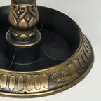Antique Bird Bath with Pedestal Planter Base - Bronze Finish
