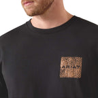Ariat Mens Short Sleeve Shirt, Leather Patch Western Tee