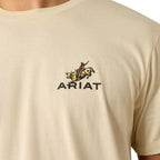 Ariat Mens Short Sleeve Shirt, Ride Em Cowboy Western Graphic Tee