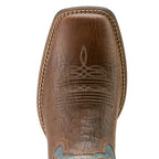 Ariat Steadfast Men's Leather Cowboy Work Boots – Wide Square Toe