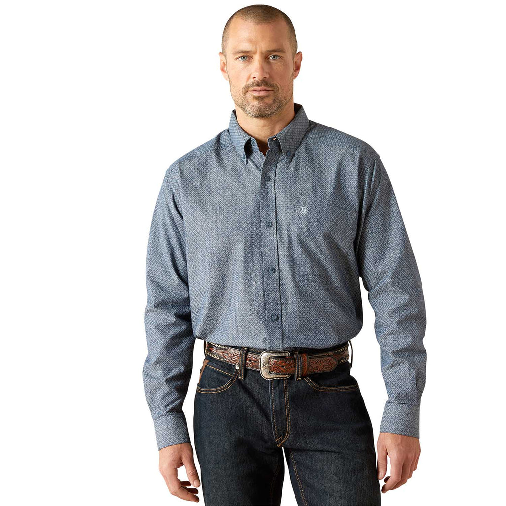 Ariat Mens Trent Classic Fit Long Sleeve Shirt – Rugged Button-Front Casual Shirt — product image