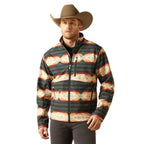 Ariat Mens Western Print Logo Softshell Jacket – Water-Resistant Stretch Lightweight Jacket — product image