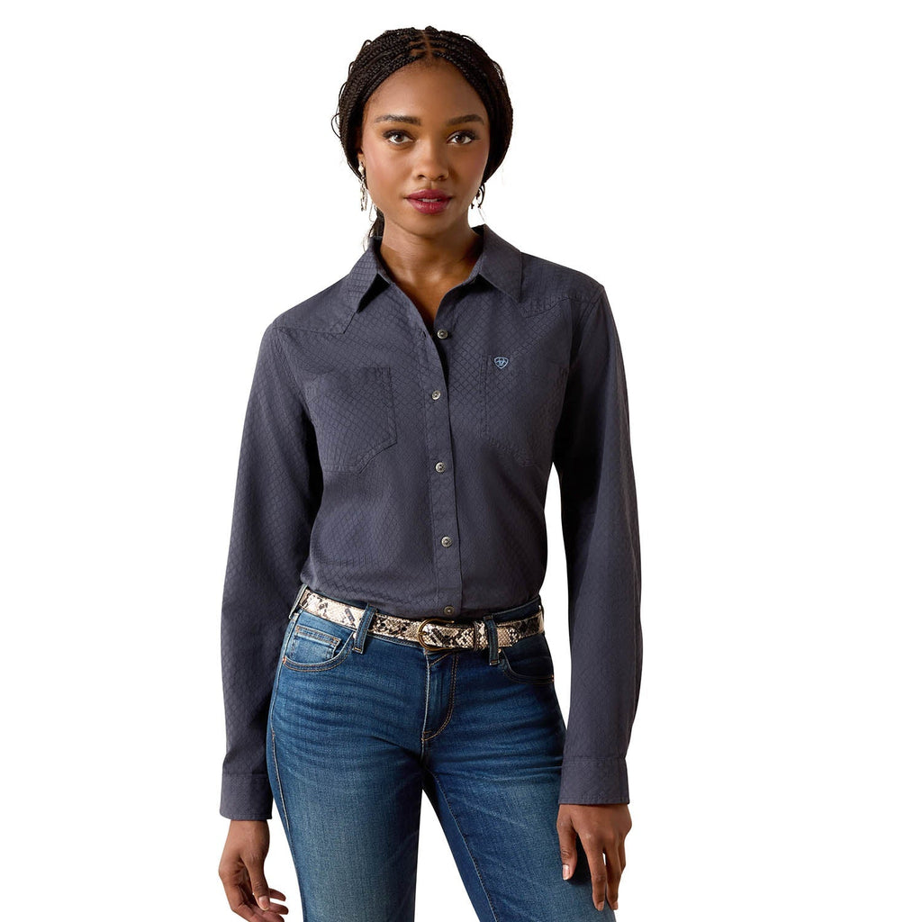 Ariat Women’s Billie Jean Relaxed-Fit Western Shirt — product image