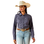 Ariat Women's Kirby Long Sleeve Collared Button-Down Shirt – Rider-Tested Stretch Poplin Equestrian Top — product image