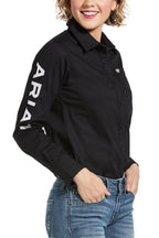Ariat Women’s Team Kirby Wrinkle-Resistant Stretch Western Performance Shirt — product image