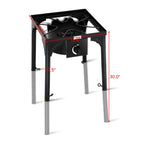 100000 BTU Portable Propane Outdoor Camp Stove with Adjustable Legs