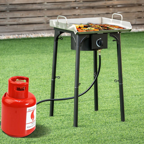 100000 BTU Portable Propane Outdoor Camp Stove with Adjustable Legs — product image
