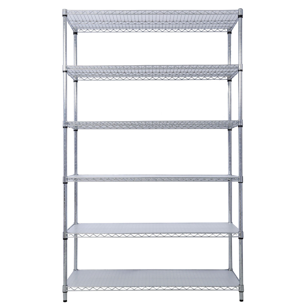 6 Tier Heavy Duty Metal Shelf Wire Shelving Unit