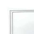 400TC Cotton Classic Embroidery Sateen Solid Duvet Cover Set