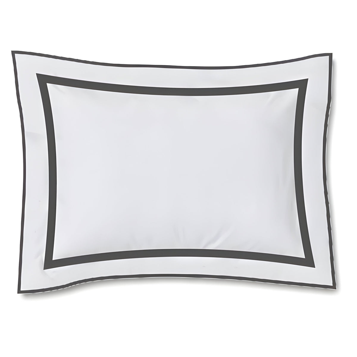 400TC Embroidery & Border Cotton Sateen Solid Duvet Cover Set