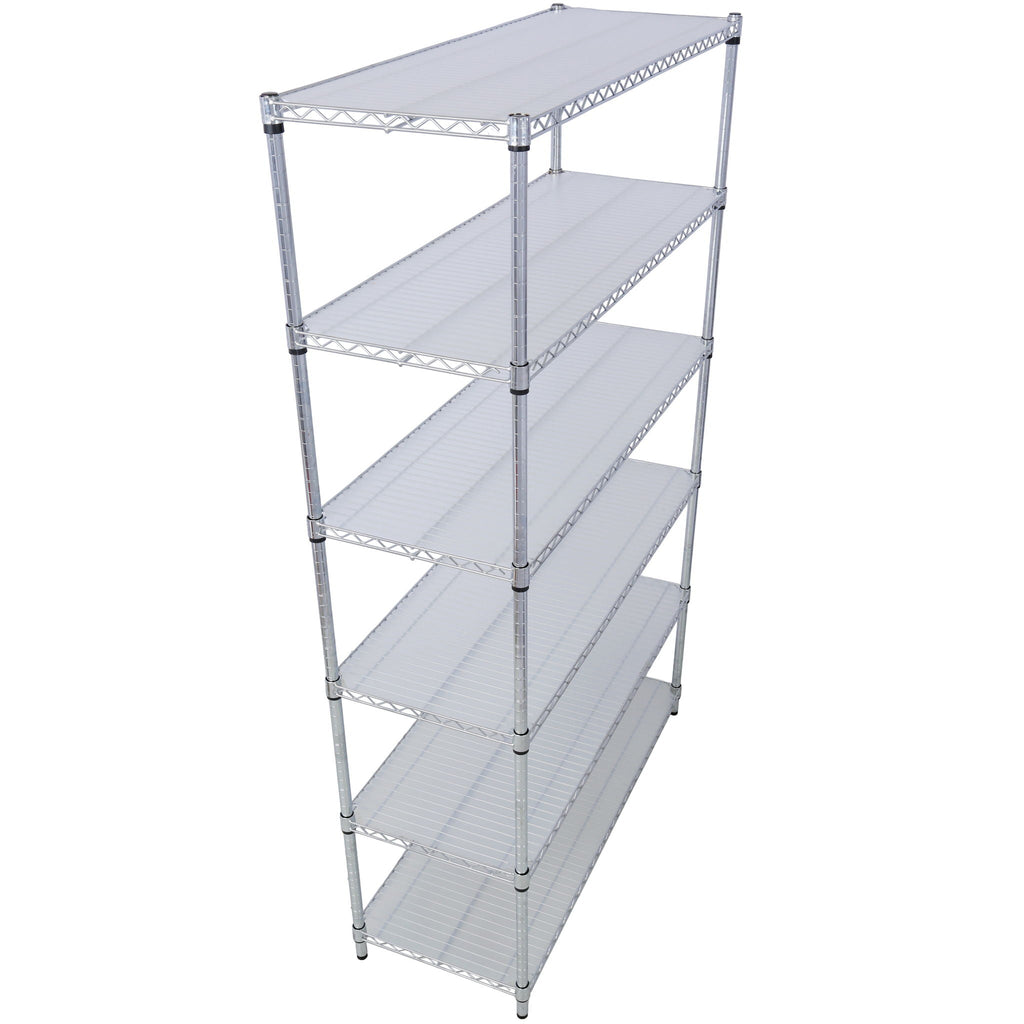 6 Tier Heavy Duty Metal Shelf Wire Shelving Unit