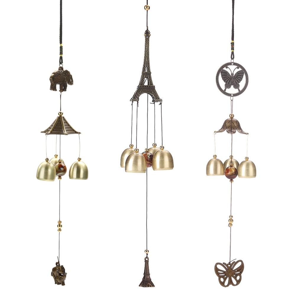 Carillon Outdoor Living Wind Chimes Garden Tubes Bells Copper 3 Bells Living Yard Door Window Hanging Wind Chimes Home Decor Wind Bells for Glory — product image