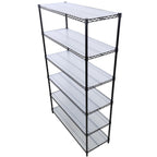 6 Tier Heavy Duty Metal Shelf Wire Shelving Unit