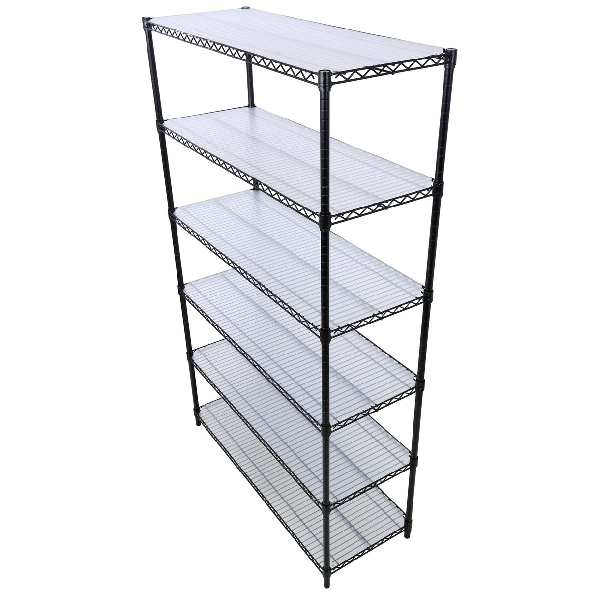 6 Tier Heavy Duty Metal Shelf Wire Shelving Unit