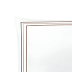 400TC Cotton Classic Embroidery Sateen Solid Duvet Cover Set