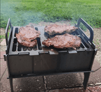 Collapsible Portable Grill, Camping Fire Pit, Folding Grill for Tailgating