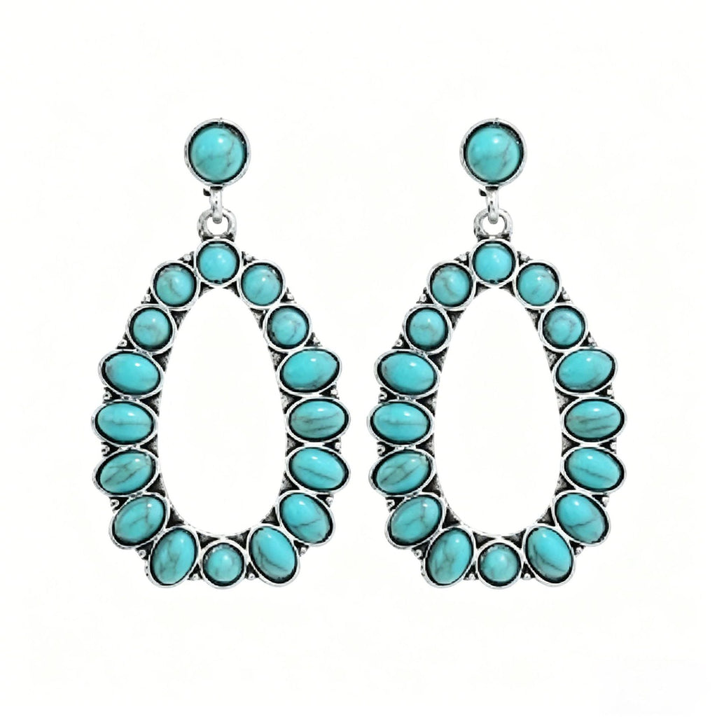 Fashionable Western-style Turquoise Jewelry Set