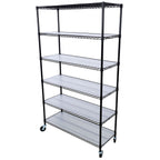 6 Tier Heavy Duty Metal Shelf Wire Shelving Unit