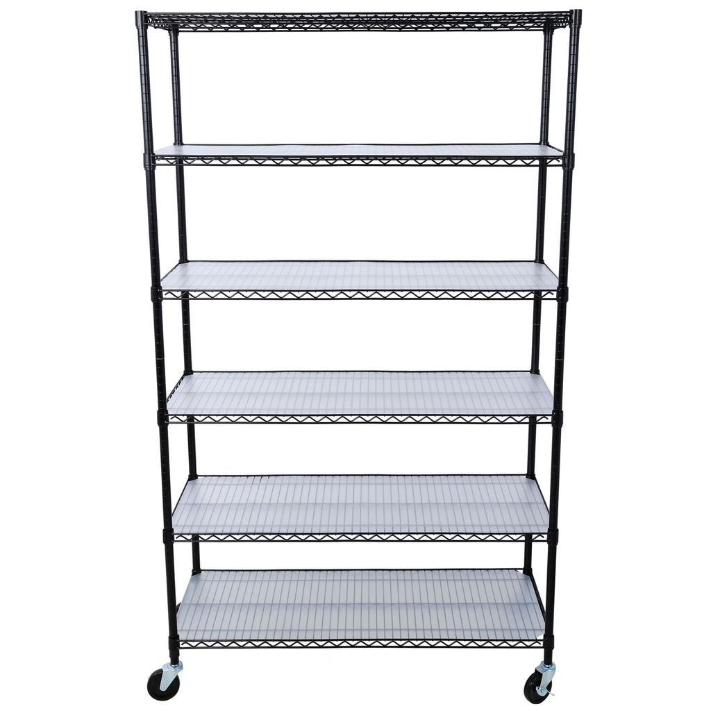 6 Tier Heavy Duty Metal Shelf Wire Shelving Unit