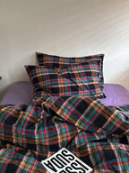 Dark Academia Tartan Duvet Cover Set