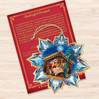 Holy Family Snowflake Wooden Ornaments by G. Debrekht - Nativity Holiday Decor - 8688439