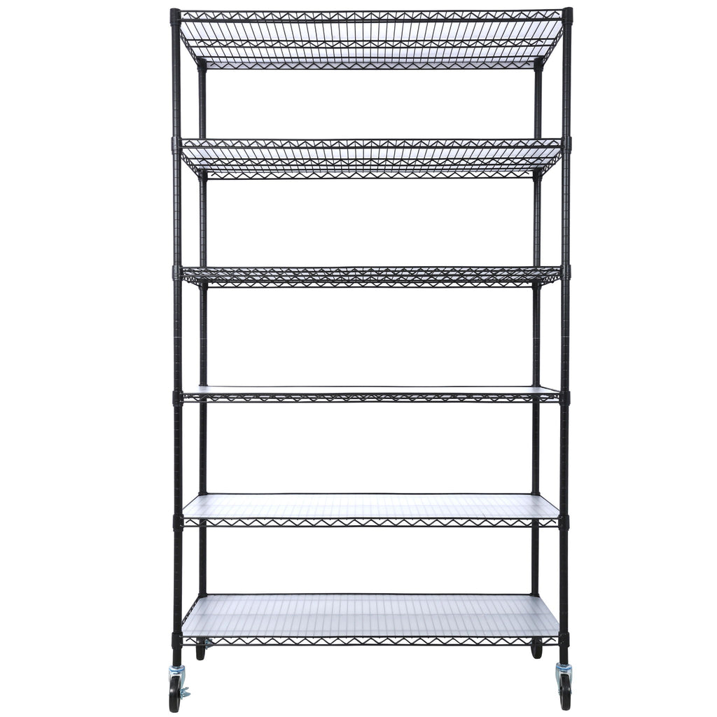 6 Tier Heavy Duty Metal Shelf Wire Shelving Unit