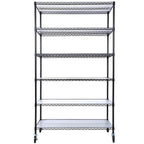 6 Tier Heavy Duty Metal Shelf Wire Shelving Unit