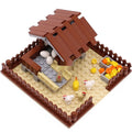 MOC Small Particle Building Blocks Animal Farm Scene Dispersion Accessories Suit