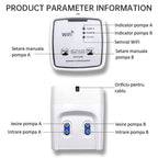Smart WiFi Irrigation System - Dual Pump Automatic Timer Drip Kit, App Remote Control for Patio & Garden Watering